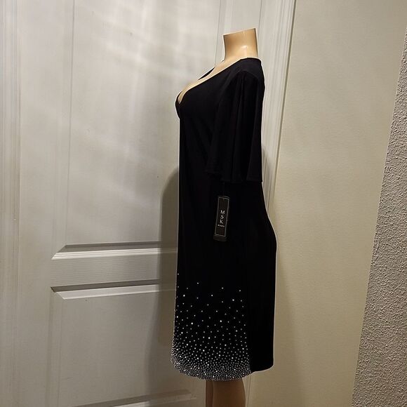 BRAND NEW MSK SHORT SLEEVE BEADED SHIFT DRESS - PLUS - Picture 10 of 16